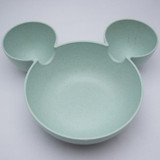 Baby Kids Cute Mouse Shape Feeding Plate Bowl Fruit Snack Dishes Kids Children Tableware Set Pratos Baby Feeding Prato Infantil