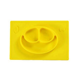 Baby Kids Children Tableware Meal Dinner Plates Dinnerware Integrated Sub-grid Silicone Food Dishes Plate Non-slip Placemat