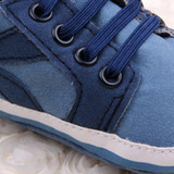 Baby Kids Boys First Walkers Lace-Up Sports Shoes Newborn Bebe Toddler Soft Bottom Anti-slip Footwear