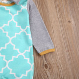 Baby Kids Boy Girl Warm Infant Jumpsuit Bodysuit+Hat Clothes Outfit 2pcs