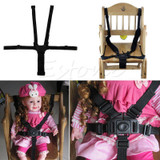 Baby Kids 5 Point Safety Harness Stroller High Chair Pram Buggy Car Belt Strap