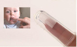 Baby Kid Infant Newborn Soft Safe Silicone Finger Training Toothbrush Gum Brush Clean Teeth Coated Tongue Baby Teething Rings