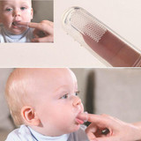 Baby Kid Infant Newborn Soft Safe Silicone Finger Training Toothbrush Gum Brush Clean Teeth Coated Tongue Baby Teething Rings