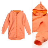 Baby Infant Toddlers Cute Cartoon zipper Clothes Coat Long Sleeve Solid Hoodie Costume Casual Wear Chrismas Gift
