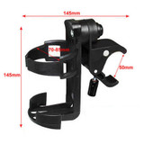 Baby Infant Bottle Cup Holder Parent Console Plastic Organizer Cup Holder Stroller Bottle Holder Stroller Carriage Accessory S2