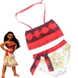 Baby Girls Tutu costumes Fluffy Kids Baby Girl moana Vaiana cosplay halloween 2pcs Princess Tulle Party Dance dress For Girls