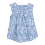 Baby Girls Summer Floral Dress Kids Princess Party Pageant Cotton and Linen Ruffles Sleeveless Dresses Children Clothing