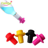 Delidge 2 pcs/set Hat Shape Wine Bottle Stopper Silicone Preservation Red Wine Bottle Stoppers Wine Champagne Stopper