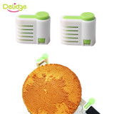 Delidge 2 pcs /lot 5 Layers Bread Slicer Food-Grade Plastic Cake Bread Cutter 5 Levers Cutting Bread Knife Splitter Toast Slicer