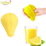 Delidge 1pc Fruit Juice Squeezer Silicone Hand Manual Convenient Fruit Orange Lemon Juice Press Squeezer Citrus Juicer