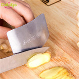 Delidge 1PC Finger Guard Protect Finger Hand Not To Hurt Cut Stainless Steel Hand Protector Knife Cutting Finger Protection Tool