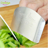 Delidge 1PC Finger Guard Protect Finger Hand Not To Hurt Cut Stainless Steel Hand Protector Knife Cutting Finger Protection Tool