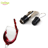 Delidge 1pc 2 In 1 Wine Stopper Red Wine Pouring Tool Stainless Steel Wine Bottle Stoppers Funnel Pourer Wine Bottle Pourer