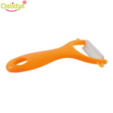 Delidge 1 pcs Kitchen Vegetable Peeler Candy Color Kitchen Good Helper Gadgets Vegetable Fruit Ceramic Cutlery Colorful Peeler