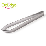 Delidge 1 Pc Fish Bone Tweezer Stainless Steel Feathers Pig Hair Clip Fish Bone Remover Pincer Puller Tweezer Tongs