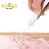 Delidge 1 Pc Fish Bone Tweezer Stainless Steel Feathers Pig Hair Clip Fish Bone Remover Pincer Puller Tweezer Tongs