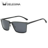 DELEGINA 2017 Mens Metal Sun Glasses Polarized Goggles Brand Designer Shades Sunglasses For Men DS9728