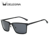 DELEGINA 2017 Mens Metal Sun Glasses Polarized Goggles Brand Designer Shades Sunglasses For Men DS9728