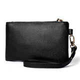 Delicate and cabinet change bag female 2017 new black fashion small soft bag gift is special