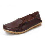 De La Chance Fashion Women Casual Shoes Breathable Women Flats Slip On Loafers Moccasins Female Ladies Shoes Plus Size 41-44
