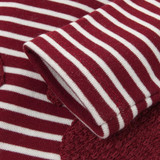 DB3984 davebella autumn baby boys red t-shirt kids red striped tops boys tees kids t shirt