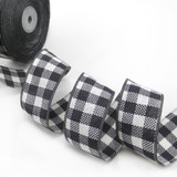 David accessories width:40mm linen ribbon plaid flower ANCHORS 25 yards,DIY handmade materials,25Yc2083