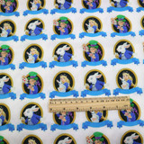 David accessories 50*145cm deer unicorn snowman Christmas Easter Polyester cotton fabric for Tissue home textile Sewing,c2845