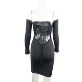 Wantmove 2018 summer dress sexy back lace up off the shoulder mini dress women bodycon club dresses fashion vestidos XD951