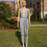 Wantmove 2017 New Summer Fashion Rompers Women Jumpsuits Sexy Playsuit Bodysuits Elegant Sleeveless Long Bandage XD259