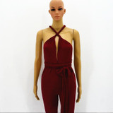 Wantmove 2017 New Summer Fashion Rompers Women Jumpsuits Sexy Playsuit Bodysuits Elegant Sleeveless Long Bandage XD259