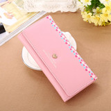 Wallet wallet Women Purse Love Heart Pattern PU Leather Long Wallets Purses Fashion Card Holders Bolsa Feminina