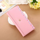 Wallet wallet Women Purse Love Heart Pattern PU Leather Long Wallets Purses Fashion Card Holders Bolsa Feminina