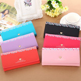 Wallet wallet Women Purse Love Heart Pattern PU Leather Long Wallets Purses Fashion Card Holders Bolsa Feminina