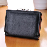 Wallet Female Cat Anime Women Purses Leather Cute Trifold Slim Wallets Short Card Holder Coin Purses Small Korean Women Wallets