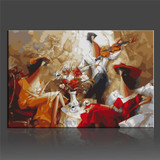Wall Pictures DIY Digital Oil Painting By Numbers On Canvas 40x50cm Music Story Coloring By Numbers Canvas Art Quadros Frameless
