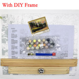 Wall Landscape Oil Painting By Numbers Pinturas Al Oleo Home Cuadros Decoracion Pictures Canvas Oil Painting Coloring By Number