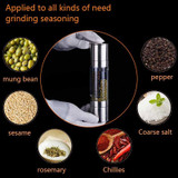 WALFOS Pepper Grinder 2 in 1 Stainless Steel Manual Salt Pepper Mill Seasoning Kitchen Tools Grinding for Cooking Restaurants