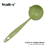 WALFOS FOOD GRADE 2 in 1 Long Handle Soup Spoon Porridge Spoons ladle Colander with Filter Flatware cooking Kitchen Accessories
