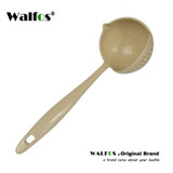 WALFOS FOOD GRADE 2 in 1 Long Handle Soup Spoon Porridge Spoons ladle Colander with Filter Flatware cooking Kitchen Accessories