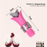 WALFOS brand food grade silicone Wine Bottle Stoppers Cork Wine Plug Durable Wine Pourer Aerator Bar Tools