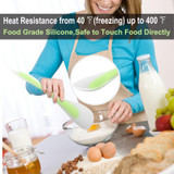 WALFOS Baking Tools For Cakes Double Silicone Spatula Spoon Cookie Spatulas Pastry Scraper Mixer Butter Ice Cream Scoop