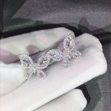 2020 Fashion Luxury 925 Sterling Silver Zircon Stud Earing Earrings for women christmas gift jewelry Best Black Friday Deal Z5