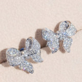 2020 Fashion Luxury 925 Sterling Silver Zircon Stud Earing Earrings for women christmas gift jewelry Best Black Friday Deal Z5