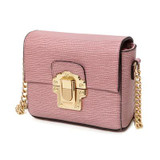 2017 Designer Women Chain Messenger Bags Lizard Pu Leather Lock Women Bag Gold Chain Small Black Mini Crossbody Bags