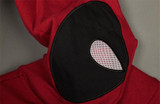 2017 Deadpool Hoodie Marvel Hooded Men Sweatshirt Zipper Outerwear Jacket 3D Anime Characters Hoodies Deadpool Cosplay Costume