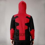 2017 Deadpool Hoodie Marvel Hooded Men Sweatshirt Zipper Outerwear Jacket 3D Anime Characters Hoodies Deadpool Cosplay Costume