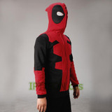 2017 Deadpool Hoodie Marvel Hooded Men Sweatshirt Zipper Outerwear Jacket 3D Anime Characters Hoodies Deadpool Cosplay Costume