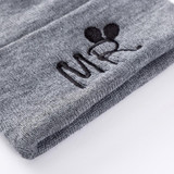 Lovely Hat For Child Knitted Winter Hat Double Ears Skullies Beanies Boys Girls Solid Color Beanies Caps For Kids Winter Hats