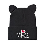 Lovely Hat For Child Knitted Winter Hat Double Ears Skullies Beanies Boys Girls Solid Color Beanies Caps For Kids Winter Hats