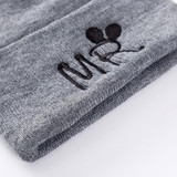 Lovely Hat For Child Knitted Winter Hat Double Ears Skullies Beanies Boys Girls Solid Color Beanies Caps For Kids Winter Hats